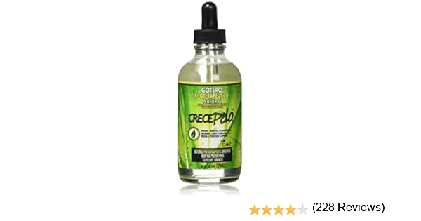 Crece Pelo Capillary Hair Growth Natural Dropper 4.25oz by Crece ...