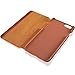 KAVAJ iPhone 6S/6 Plus Case Leather Dallas Cognac Brown - Genuine Leather Cover with Business Card Holder. Slim Fit Flip Case As Premium Accessory for The Original Apple iPhone Doubles As A Wallet.