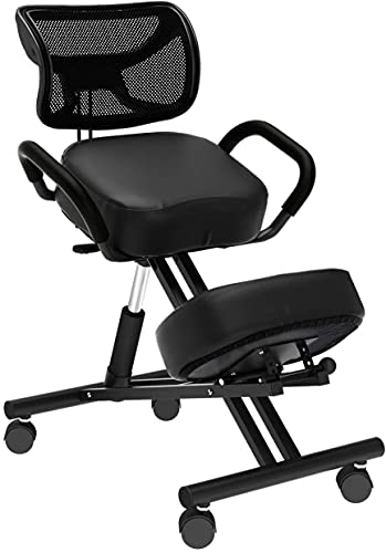 sogesfurniture Ergonomic Kneeling Chair, Adjustable Kneeling Stool