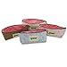Pastorable Canvas Pen Pencil Stationery Pouch Bag Case,set of 4