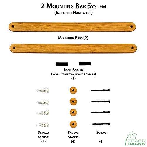Grassracks Bamboo SUP Rack for 3 Paddleboards or Longboards O'ahu Trip