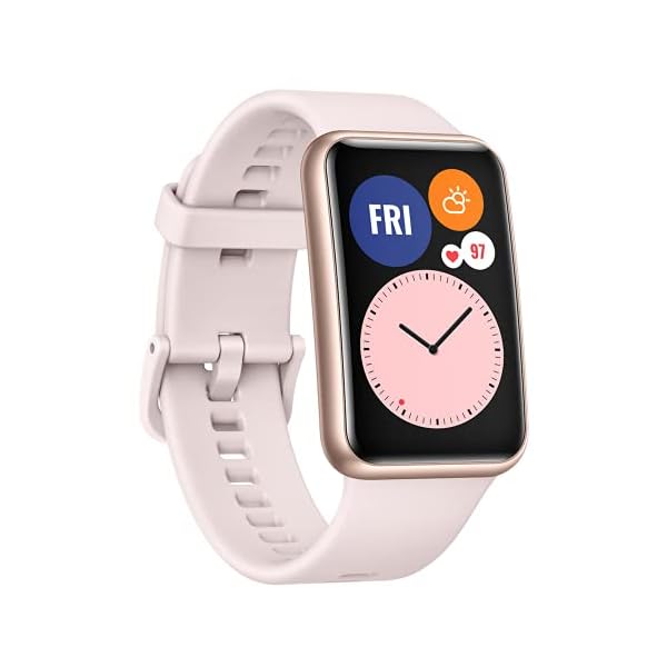 HUAWEI WATCH FIT Smartwatch, 1.64” Vivid AMOLED Display, 10 Days Battery Life, Built-in GPS, 5ATM, Heart Rate Monitoring…