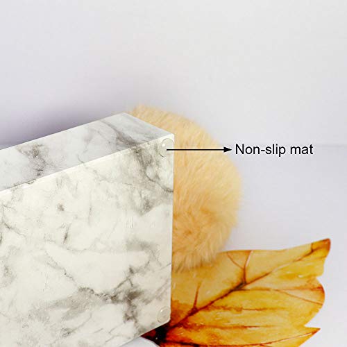 MultiBey Staples Removers Puller Tool Gold Steel Jaws & Desktop Set Self Stick Note Holders Office Stationery Desk Accessories Set,Marble Texture with Gold - Thumbnail 6