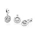 Pandora Jewelry Spinning Signature Cubic Zirconia Charm in Sterling Silver
