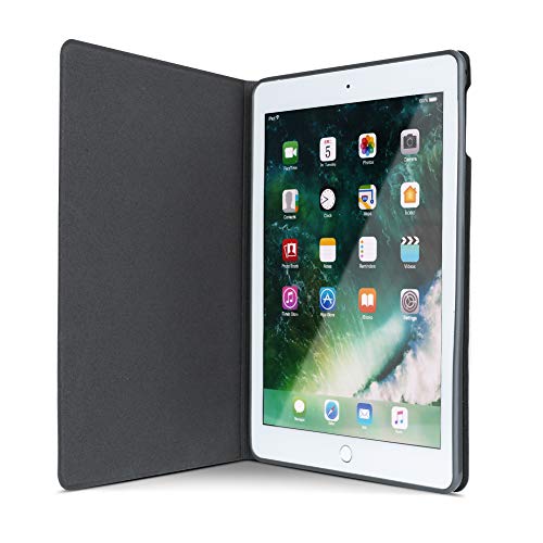 TeenGrow iPad 9.7 Inch Case 2018/2017, ipad Air 2,ipad Air case, Ultra Slim Lightweight PU Leather Folio Smart Cover, Soft TPU Protective Back Case with Auto Sleep/Wake (White Marble)