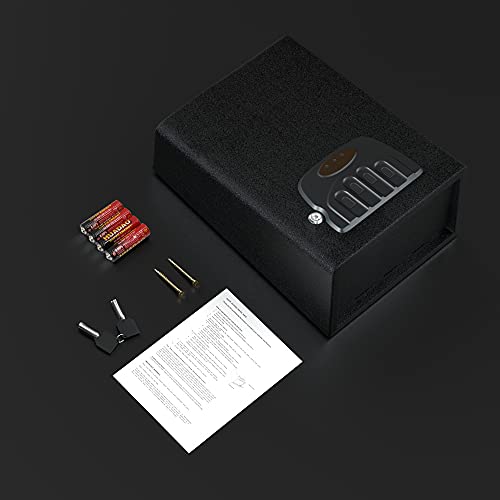 Jolitac Electronic Handgun Safe Quick Access Pistol Safe Box (0.34