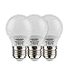 ChiChinLighting 12 Volt 7 Watt LED Light Bulb (3 Bulbs Per Pack) - E26/E27 Light Bulb 12v Low Voltage - Warm White 3000k 7w Light Bulb - Off Grid Solar System, RV, Marine LED Lights