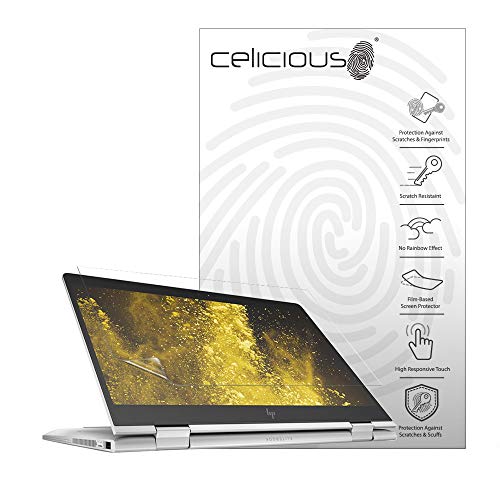 Celicious Vivid Plus Mild Anti-Glare Screen Protector Film Compatible with HP EliteBook x360 830 G6 [Pack of 2]