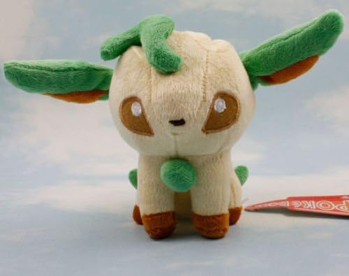 Pokemon Leafeon Leafia Eevee 6" Plush Plushies Stuffed Animals Doll Toy