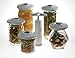 Vacuware FreshJarLids - 5-Piece Kit, 4 Universal, High Strength Food Jar Lids with 1 Manual FreshPump Vacuum Sealer - Quality Made in the USA