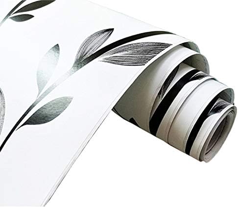 Three-Dimensional Waterproof self-Adhesive Wallpaper Restaurant Personalized Stickers Decorative self-Adhesive Wallpaper Living Room Wall Stickers (Black and White）)