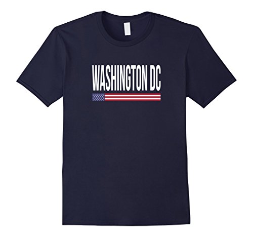 Mens washington dc columbia city pride usa flag t-shirt…