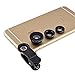 Black Universal Clip-on 180 Degree 3 in 1 Camera Lens for iPhone 5 5S 4 4S 6 Samsung Galaxy S5/S4/S3 Note 4/3/2