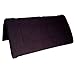Intrepid International Double Thick Fleece Western Saddle Pad - Superior Cushioning and Comfort with Extra-Thick Fleece Layer for Long Rides, Black