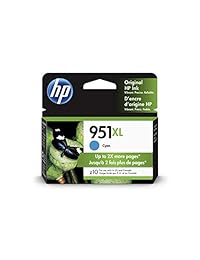 HP Cartucho de tinta cian original de alto rendimiento 951XL (CN046AN)