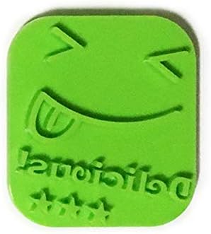 Delicious! toast stamp decor mold bread toast stamper happy breakfast breakfast lunch sandwich dinner with fun cute pretty kitchen tools tableware gift for kids child children or housewife wife women mother mom