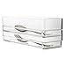 Clear Plastic Kitchen Drawer Organizers | 6 Piece Set