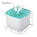 FULNEW Cat Water Fountain Pet Water Dispenser 2L Automatic Electric Water Bowl Flower Drinking Fountain for Cats
