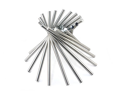 Landtom Creative Stainless Steel Rotation Fruit Bowl/Fruit Basket/Fruit Stand/Fruit Holder with Free Orange Peeler, Silver