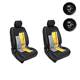Orion Motor Tech Universal Car Seat Heater Kits 12v Carbon Fiber Heat Pads with Hi/Lo Temperature Switch 50~70 degree