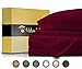 Urban Hut Egyptian Cotton Sheets Set (4 Piece) 1000 Thread Count - Bedspread Deep Pocket Premium Bedding Set, Luxury Bed Sheets for Hotel Collection Soft Sateen Weave (Queen, Burgundy)