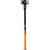 Fiskars IsoCore 8 lb Sledge Hammer for Demolition and Driving with Shock Reduction, 36 in