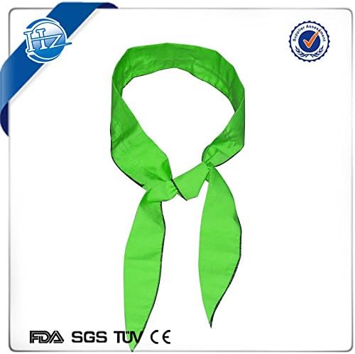 JellyBeadZ Brand Cooling Neck Scarf Sporting Bandana - Solid Light Green