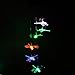 Clear Animal Solar Operated Mobile Wind Spinner Color Changing Wind Chime Light (dragonfly)