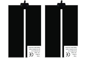 FORLIVER Reptile Pet Heating Pad Mat, 2 Pack - 110V US Plug Reptile Under Tank Warmer Mat for Reptiles Tortoise Snakes Lizard Gecko Hermit Crab Turtle Amphibians with Temperature Controller (7W- 6x11 in)