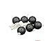 Xing-Rui Ladder Toss Ball Replacement Ladder Balls Bolos Bolas Ladder Golf with Real Golf Balls，White and Black