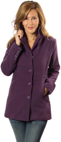 4-Button Pea Coat, Large