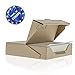 ZeZaZu Parchment Paper Squares - 5.5 x 5.5 inches (500 sheets) - MADE IN EUROPE - for Baking, Hamburger, Diamond Painting Craft | Dual-Sided Coating, Non-stick, Siliconized, Convenient Dispenser Box