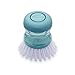 KitchenAid Soap Dispensing Palm Brush, Aqua Sky -