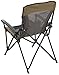 Browning Folding Camping Chairs for Adults - Durable Mesh Fabric Over Sturdy Powder Coated Steel Frame, Armrests Cup Holder, and Shoulder Carry Bag