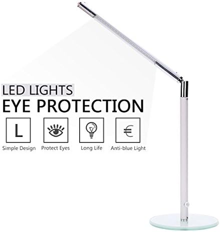 Hogoo 3-Level Eye Protection LED Desk Lamp，90° Adjustable，5V,3Watt,24 Lamp Beads,White