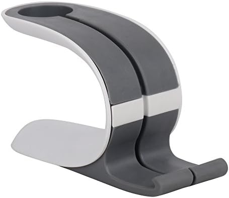 Universal table mount Mobile Phone Holder By Jabox - 1 year warranty, rubber grip , ABS + plastic, non scratcable (Grey)