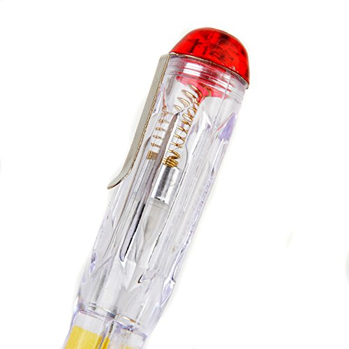 1pc New 100-500V Multi-function Household LED Electric Test Tester Pen Screwdriver Voltage Tester Detector Probe 137mm - Thumbnail 2