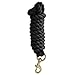 Intrepid International Horse Tack - Heavy Duty Cotton Rope Lead Ropes for Horses, with Durable Brass Trigger Snap, Attaches to Halter or Harness, Soft and Comfortable Grip - Black, 10 Feet