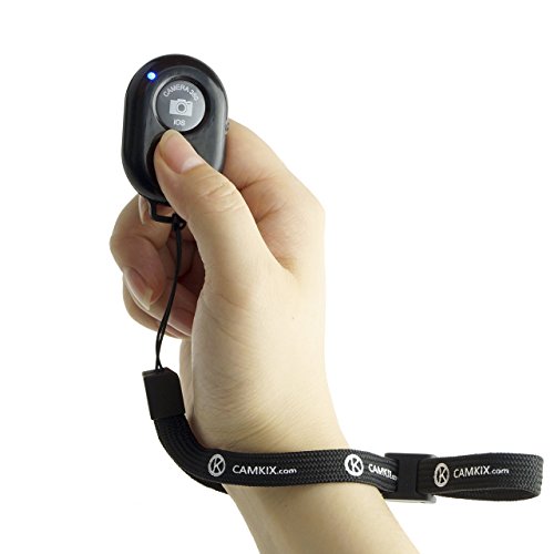 CamKix Wireless Bluetooth Camera Shutter Remote Control for Smartphones - Create Amazing Photos and Selfies - Compatible with all IOS and Android Devices with Bluetooth / Including Wrist Strap Electronics, Camera & Photo, Accessories, Remote Controls