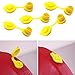 YOUNGFLY 5 x New Replacement Black Vent Caps Fit Any Fuel/Gas/Water Can for Faster Flowing Fuel (Yellow, 5)