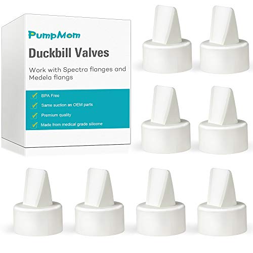 8 Count Replacement Duckbill Valves for Spectra, Compatible Duckbill