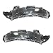 Koolzap Compatible with 06-11 Civic Si Coupe Front Splash Shield Inner Fender Left & Right Set Pair
