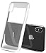 TOZO for iPhone X Case Soft Grip Matte Finish TPU + PC Clear Hard Back Panel Hybrid PC+TPU -Protect Cover Back Transparent Bumper for iPhone 10 / X White Edge