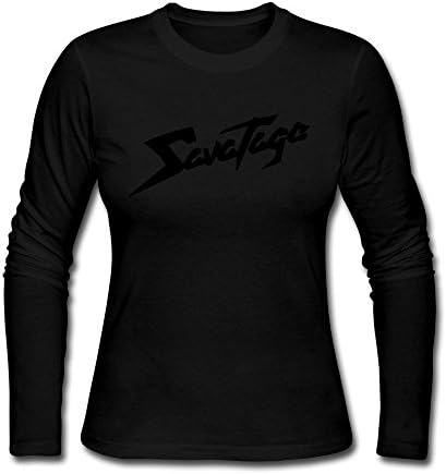 Women's Savatage Logo Long Sleeve T Shirt Black