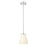 FEMILA 6.7" Milk Glass Pendant Lights Kitchen