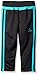 adidas Little Girls' Performance Pant, Black/Teal, 6X