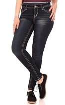 WallFlower Juniors Short Inseam Irresistible Jegging in Lake Size:0 Short