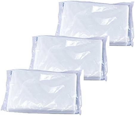 Set of 3 Black Duck Brand Plastic Medium Duty Drop Cloths - 9’ X 12’ (3)