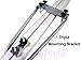 TMS 2 X Aluminum Upright CAR Rooftop Folding Bicycle Rack Carrier SUV (for 2 Bikes)