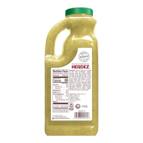 HERDEZ MILD GUACAMOLE SALSA JUG, 32 OZ (PACK OF 1)